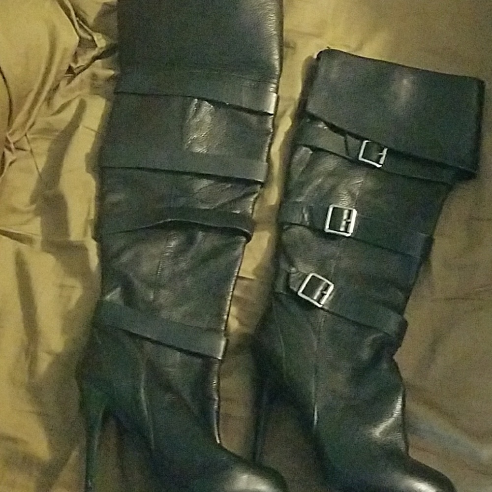 BCBG over the knee leather boots